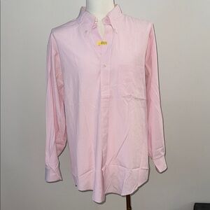 Brooks Brothers Soft Pink and White Dress Shirt